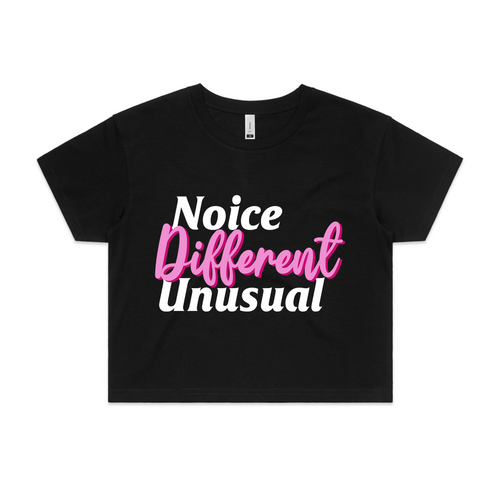 Noice Different Unusual Tee by Lonely Kids Club. All clothing from our T-shirts to our shorts and hoodies are ethically made, and printed packed and shipped from Sydney.