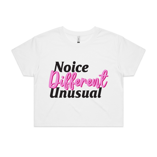 Noice Different Unusual Tee by Lonely Kids Club. All clothing from our T-shirts to our shorts and hoodies are ethically made, and printed packed and shipped from Sydney.