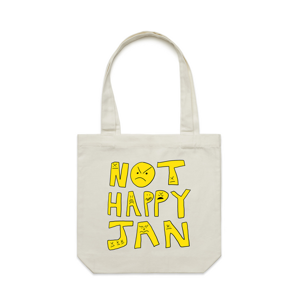 Not Happy Jan Tote