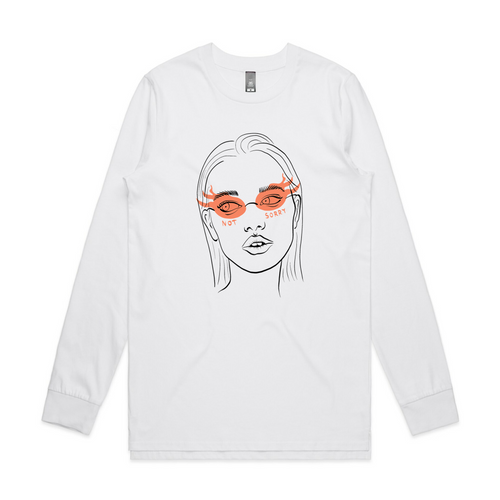 Not Sorry Tee by Lonely Kids Club. All clothing from our T-shirts to our shorts and hoodies are ethically made, and printed packed and shipped from Sydney.