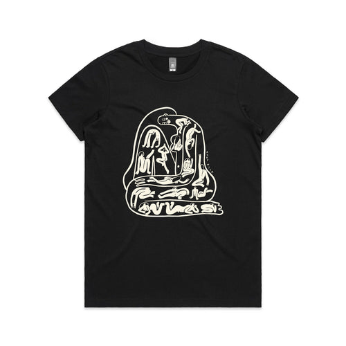 Nudes On Nudes Tee by Lonely Kids Club. All clothing from our T-shirts to our shorts and hoodies are ethically made, and printed packed and shipped from Sydney.