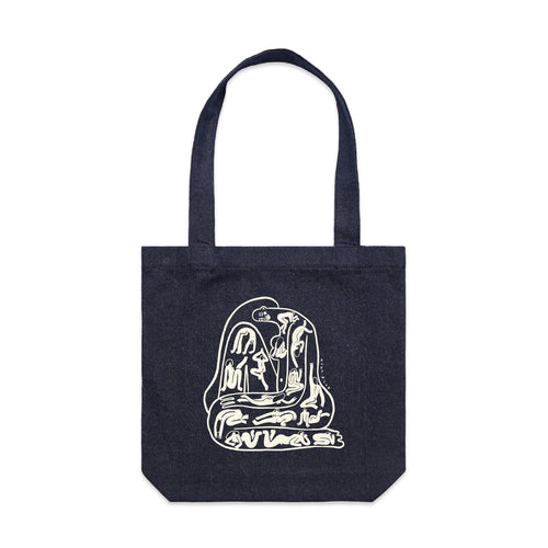 Nudes On Nudes Tote by Lonely Kids Club. All clothing from our T-shirts to our shorts and hoodies are ethically made, and printed packed and shipped from Sydney.