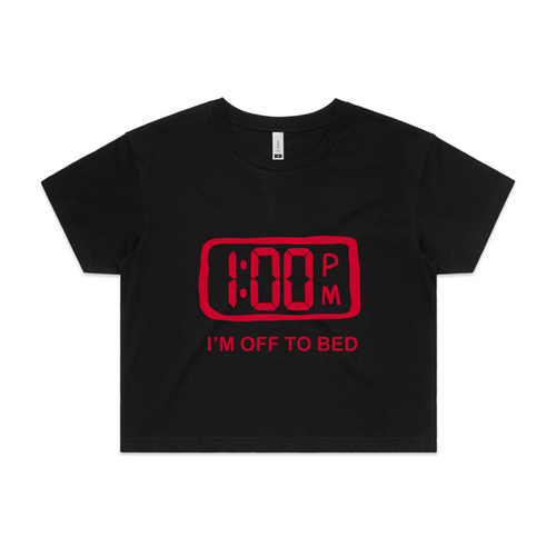 Off To Bed Tee by Lonely Kids Club. All clothing from our T-shirts to our shorts and hoodies are ethically made, and printed packed and shipped from Sydney.
