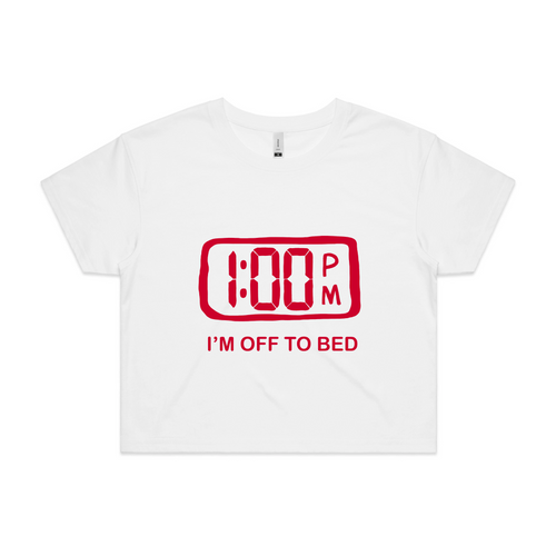 Off To Bed Tee by Lonely Kids Club. All clothing from our T-shirts to our shorts and hoodies are ethically made, and printed packed and shipped from Sydney.