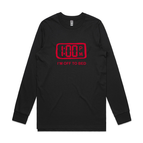Off To Bed Tee by Lonely Kids Club. All clothing from our T-shirts to our shorts and hoodies are ethically made, and printed packed and shipped from Sydney.