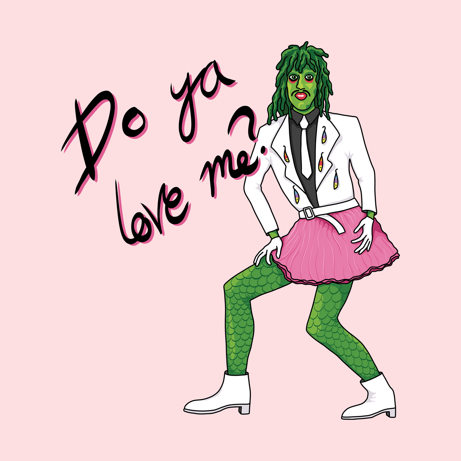 Funny Old Gregg Mighty Boosh Inspired design by Lonely Kids Club. Image featuring the artwork up close. 