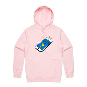 On Hold Forever Hoodie by Lonely Kids Club. All clothing from our T-shirts to our shorts and hoodies are ethically made, and printed packed and shipped from Sydney.