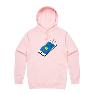 On Hold Forever Hoodie by Lonely Kids Club. All clothing from our T-shirts to our shorts and hoodies are ethically made, and printed packed and shipped from Sydney.
