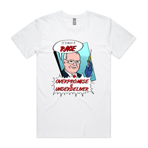 Overpromise & Underdeliver Tee by Lonely Kids Club. All clothing from our T-shirts to our shorts and hoodies are ethically made, and printed packed and shipped from Sydney.