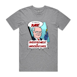 Overpromise & Underdeliver Tee by Lonely Kids Club. All clothing from our T-shirts to our shorts and hoodies are ethically made, and printed packed and shipped from Sydney.