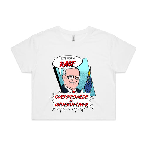 Overpromise & Underdeliver Tee by Lonely Kids Club. All clothing from our T-shirts to our shorts and hoodies are ethically made, and printed packed and shipped from Sydney.