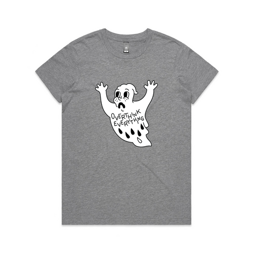 Overthink Everything Tee by Lonely Kids Club. All clothing from our T-shirts to our shorts and hoodies are ethically made, and printed packed and shipped from Sydney.