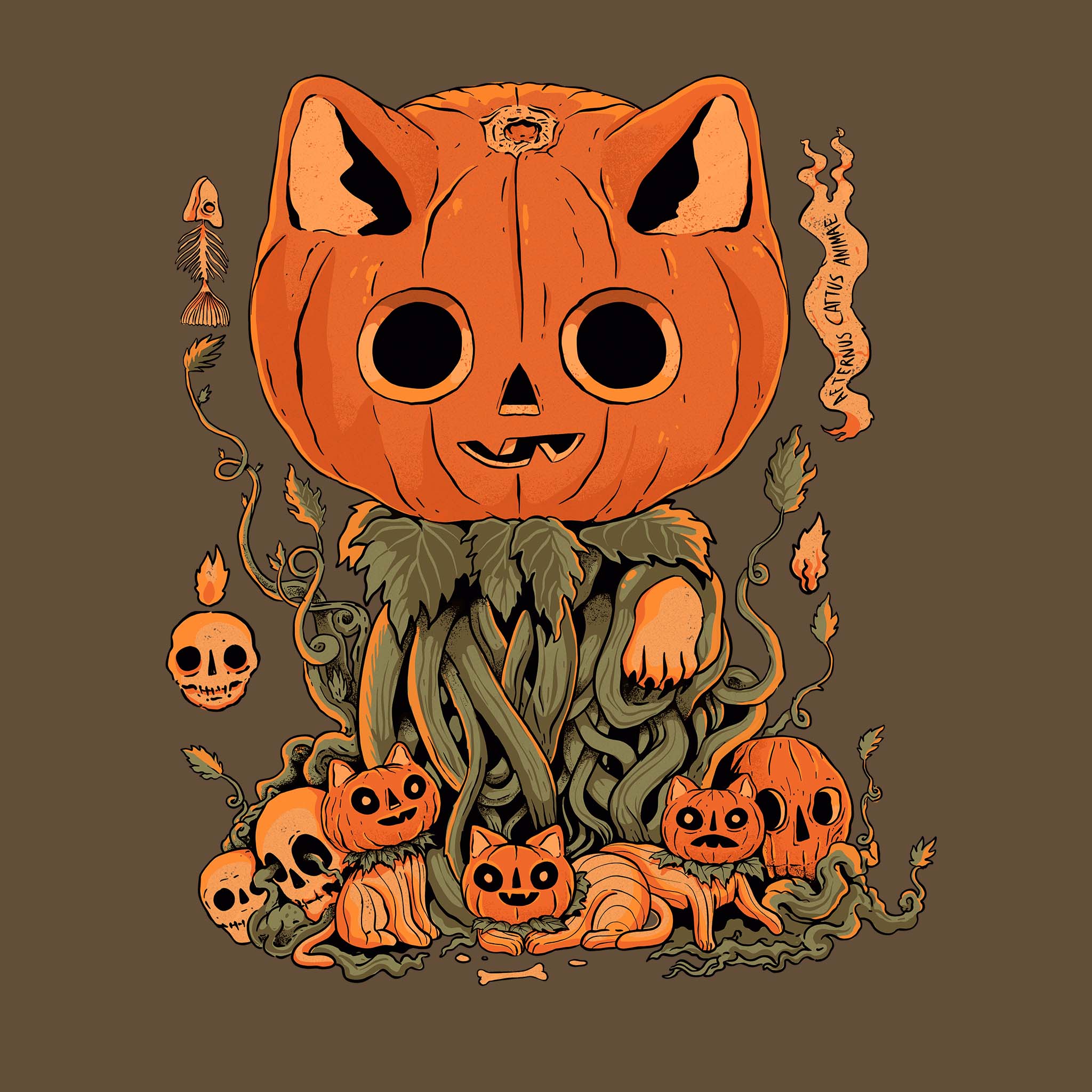 Great Pumpkin Cat Tee