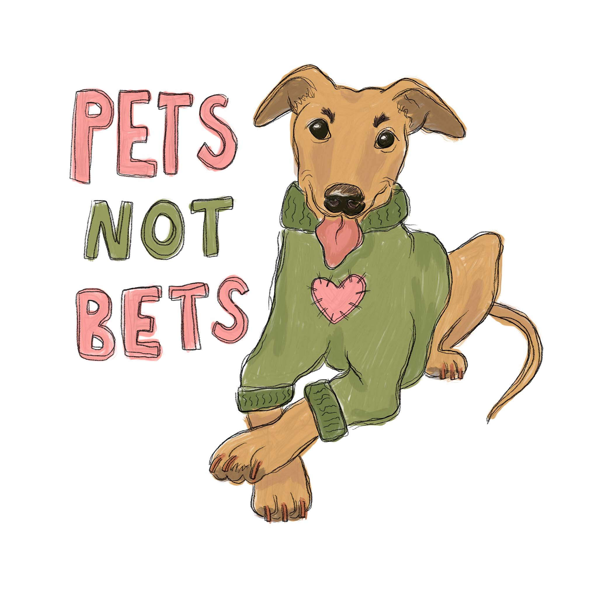 Pets Not Bets Tee