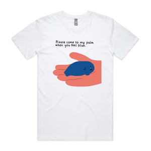 Palm Seal Tee by Lonely Kids Club. All clothing from our T-shirts to our shorts and hoodies are ethically made, and printed packed and shipped from Sydney.