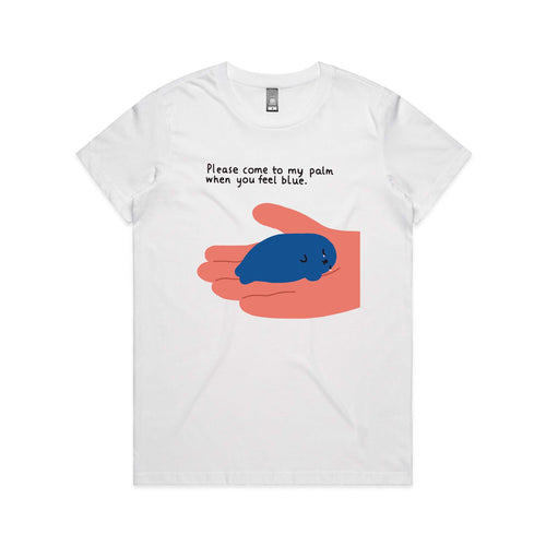 Palm Seal Tee by Lonely Kids Club. All clothing from our T-shirts to our shorts and hoodies are ethically made, and printed packed and shipped from Sydney.
