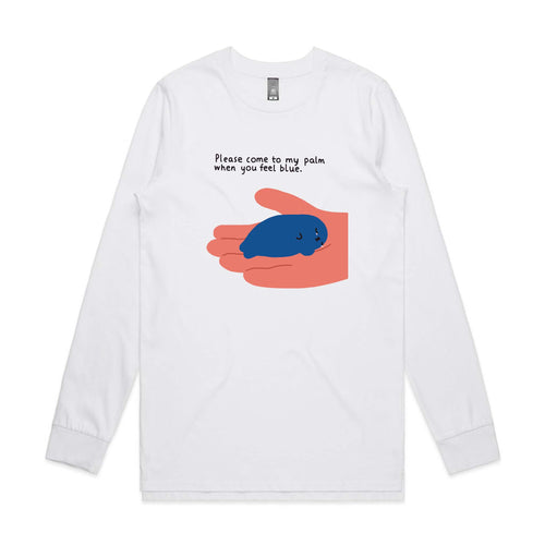 Palm Seal Tee by Lonely Kids Club. All clothing from our T-shirts to our shorts and hoodies are ethically made, and printed packed and shipped from Sydney.