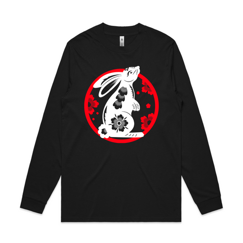Papercut Rabbit Tee by Lonely Kids Club. All clothing from our T-shirts to our shorts and hoodies are ethically made, and printed packed and shipped from Sydney.