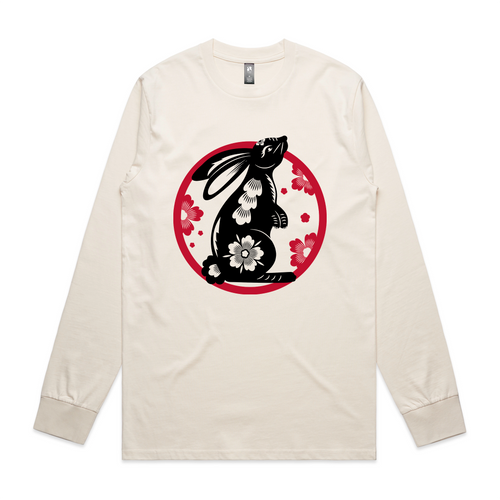Papercut Rabbit Tee by Lonely Kids Club. All clothing from our T-shirts to our shorts and hoodies are ethically made, and printed packed and shipped from Sydney.