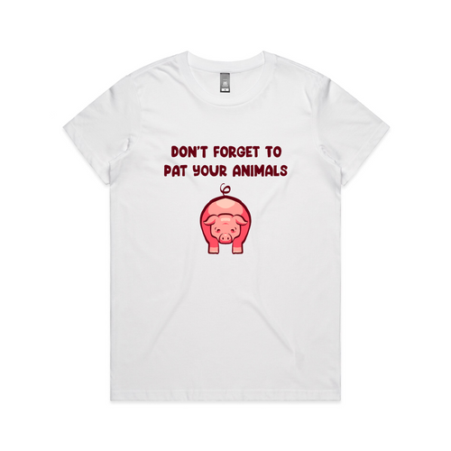 Pat Your Animals Tee by Lonely Kids Club. All clothing from our T-shirts to our shorts and hoodies are ethically made, and printed packed and shipped from Sydney.