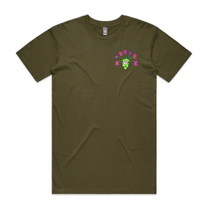 Peacehead Tee by Lonely Kids Club. All clothing from our T-shirts to our shorts and hoodies are ethically made, and printed packed and shipped from Sydney.