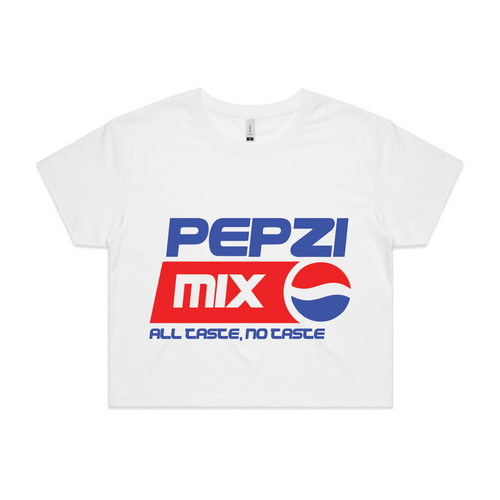 Pepzi Mix Tee by Lonely Kids Club. All clothing from our T-shirts to our shorts and hoodies are ethically made, and printed packed and shipped from Sydney.