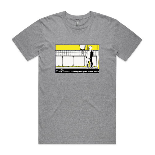 Taking The Piss Tee by Lonely Kids Club. All clothing from our T-shirts to our shorts and hoodies are ethically made, and printed packed and shipped from Sydney.