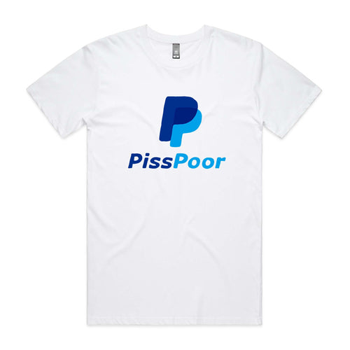 Piss Poor Tee by Lonely Kids Club. All clothing from our T-shirts to our shorts and hoodies are ethically made, and printed packed and shipped from Sydney.
