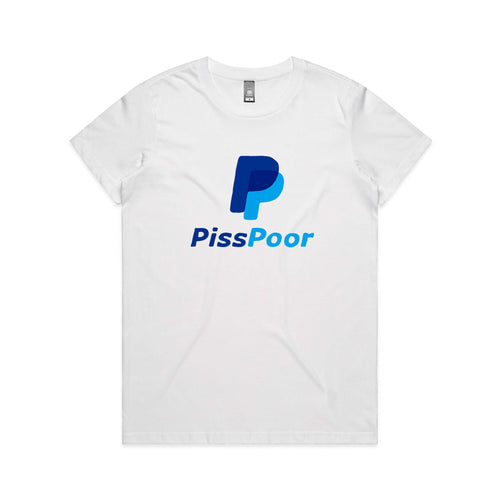 Piss Poor Tee by Lonely Kids Club. All clothing from our T-shirts to our shorts and hoodies are ethically made, and printed packed and shipped from Sydney.