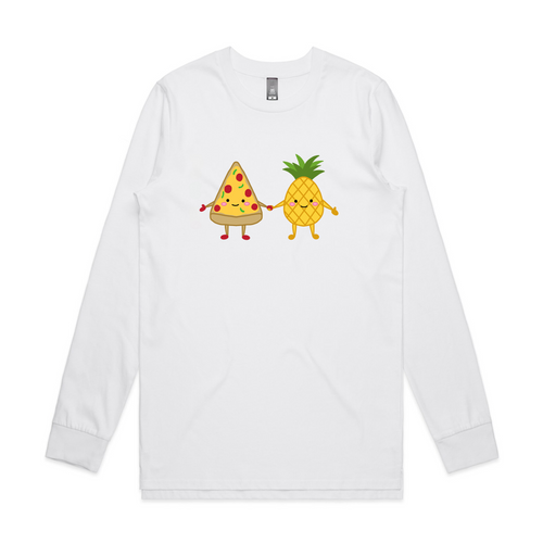 Pizza and Pineapple Tee by Lonely Kids Club. All clothing from our T-shirts to our shorts and hoodies are ethically made, and printed packed and shipped from Sydney.