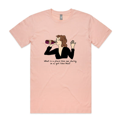 Place Like Me Tee by Lonely Kids Club. All clothing from our T-shirts to our shorts and hoodies are ethically made, and printed packed and shipped from Sydney.