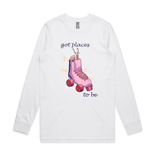 Places To Be Tee by Lonely Kids Club. All clothing from our T-shirts to our shorts and hoodies are ethically made, and printed packed and shipped from Sydney.