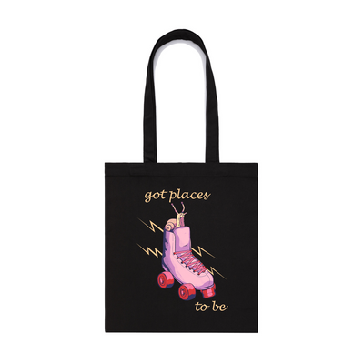 Places To Be Tote by Lonely Kids Club. All clothing from our T-shirts to our shorts and hoodies are ethically made, and printed packed and shipped from Sydney.