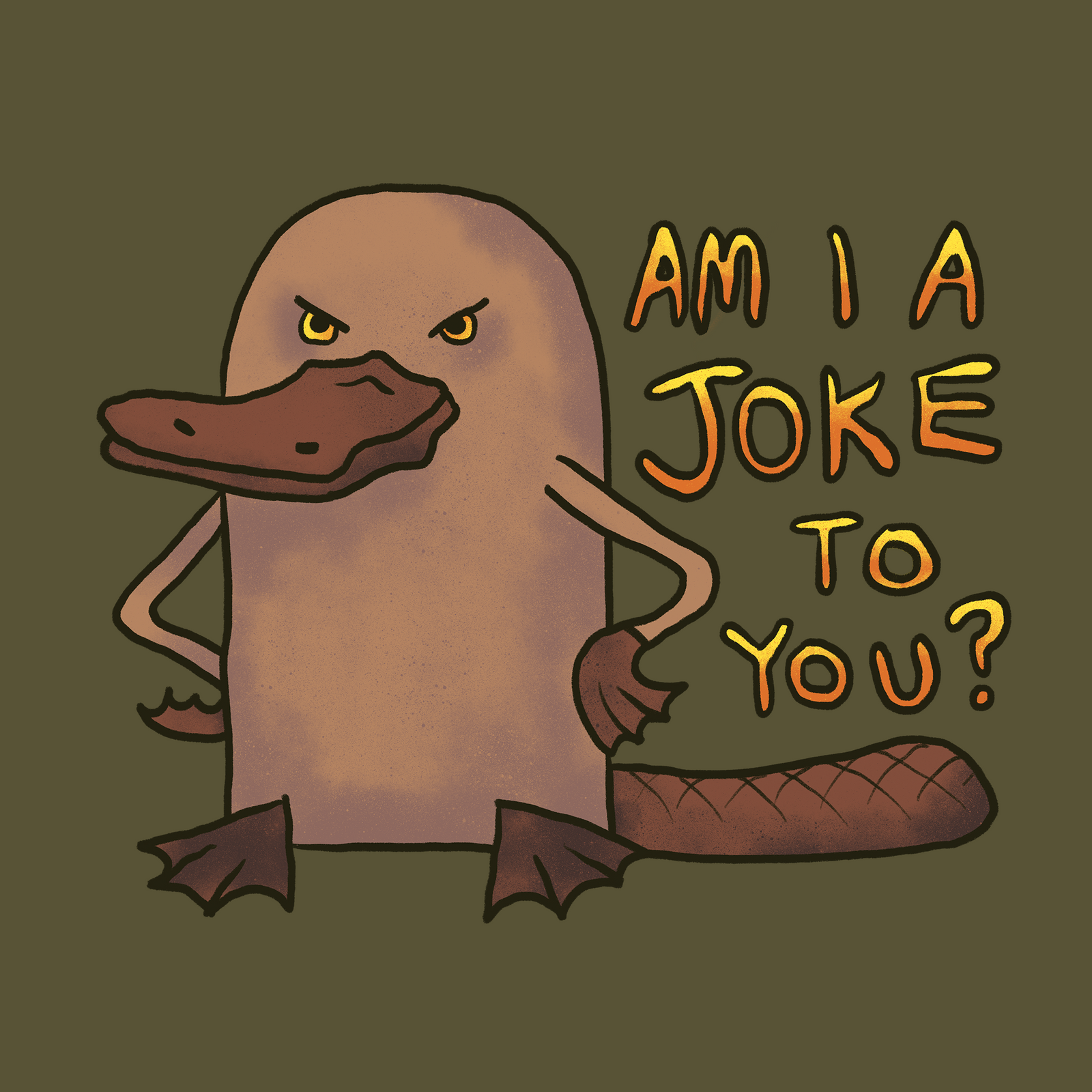 Platypus Joke Tee