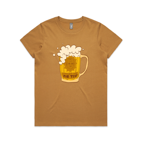 Pub Test Tee by Lonely Kids Club. All clothing from our T-shirts to our shorts and hoodies are ethically made, and printed packed and shipped from Sydney.