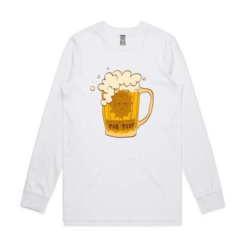 Pub Test Tee by Lonely Kids Club. All clothing from our T-shirts to our shorts and hoodies are ethically made, and printed packed and shipped from Sydney.