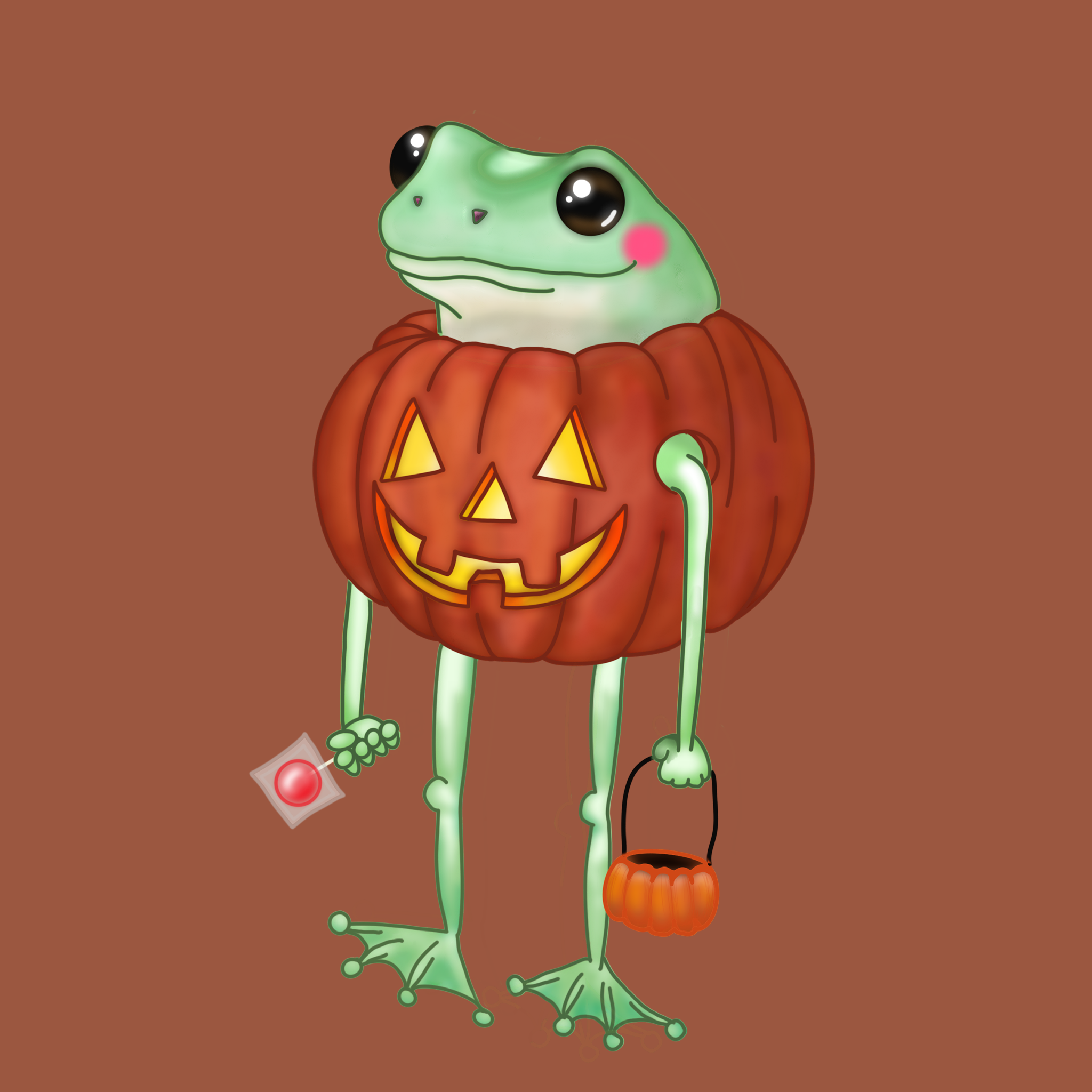 Pumpkin Froggy Tee