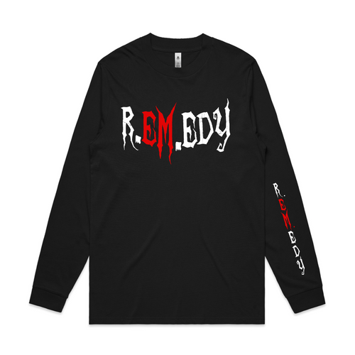 R.em.edy Text Tee by Lonely Kids Club. All clothing from our T-shirts to our shorts and hoodies are ethically made, and printed packed and shipped from Sydney.