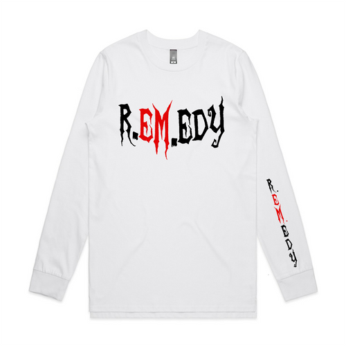 R.em.edy Text Tee by Lonely Kids Club. All clothing from our T-shirts to our shorts and hoodies are ethically made, and printed packed and shipped from Sydney.