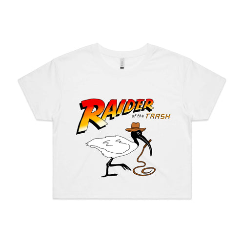 Raider Of The Trash Tee by Lonely Kids Club. All clothing from our T-shirts to our shorts and hoodies are ethically made, and printed packed and shipped from Sydney.