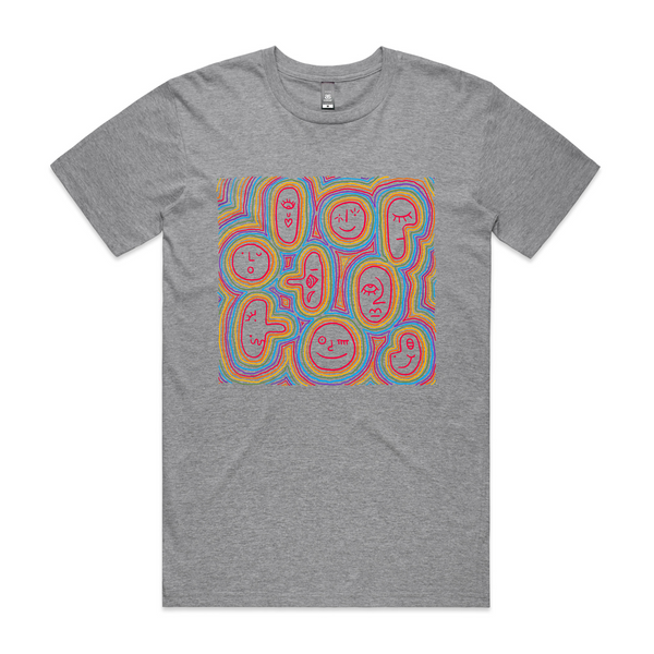 Rainbow Faces Tee