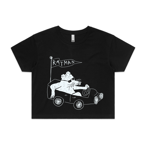Ratmobile Tee by Lonely Kids Club. All clothing from our T-shirts to our shorts and hoodies are ethically made, and printed packed and shipped from Sydney.
