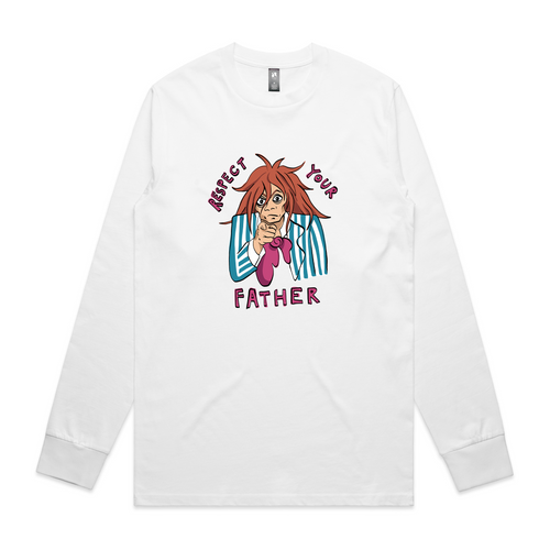 Respect Your Father Tee by Lonely Kids Club. All clothing from our T-shirts to our shorts and hoodies are ethically made, and printed packed and shipped from Sydney.
