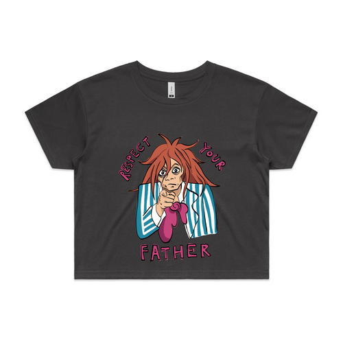 Respect Your Father Tee by Lonely Kids Club. All clothing from our T-shirts to our shorts and hoodies are ethically made, and printed packed and shipped from Sydney.
