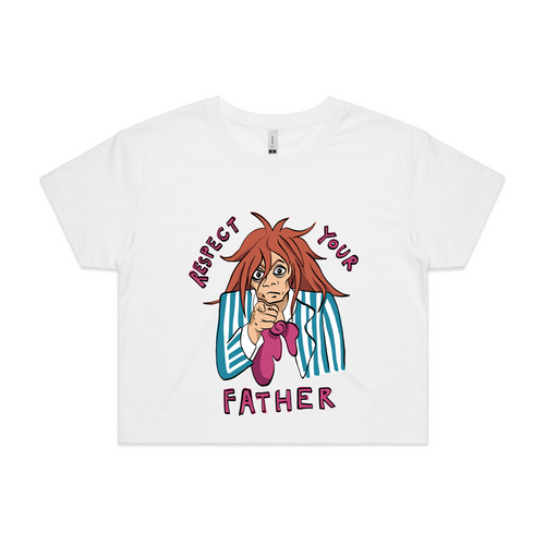 Respect Your Father Tee by Lonely Kids Club. All clothing from our T-shirts to our shorts and hoodies are ethically made, and printed packed and shipped from Sydney.