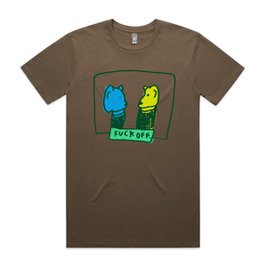 Rude Bears Tee by Lonely Kids Club. All clothing from our T-shirts to our shorts and hoodies are ethically made, and printed packed and shipped from Sydney.