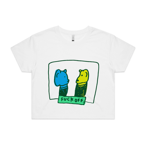 Rude Bears Tee by Lonely Kids Club. All clothing from our T-shirts to our shorts and hoodies are ethically made, and printed packed and shipped from Sydney.