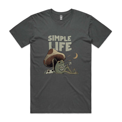 Simple Life Tee by Lonely Kids Club. All clothing from our T-shirts to our shorts and hoodies are ethically made, and printed packed and shipped from Sydney.
