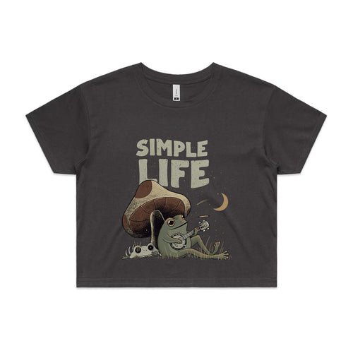 Simple Life Tee by Lonely Kids Club. All clothing from our T-shirts to our shorts and hoodies are ethically made, and printed packed and shipped from Sydney.