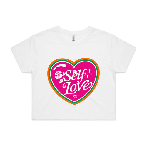 Self Love Tee by Lonely Kids Club. All clothing from our T-shirts to our shorts and hoodies are ethically made, and printed packed and shipped from Sydney.